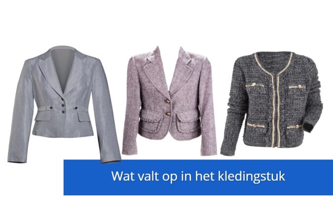 Wat valt je op in het kledingstuk?